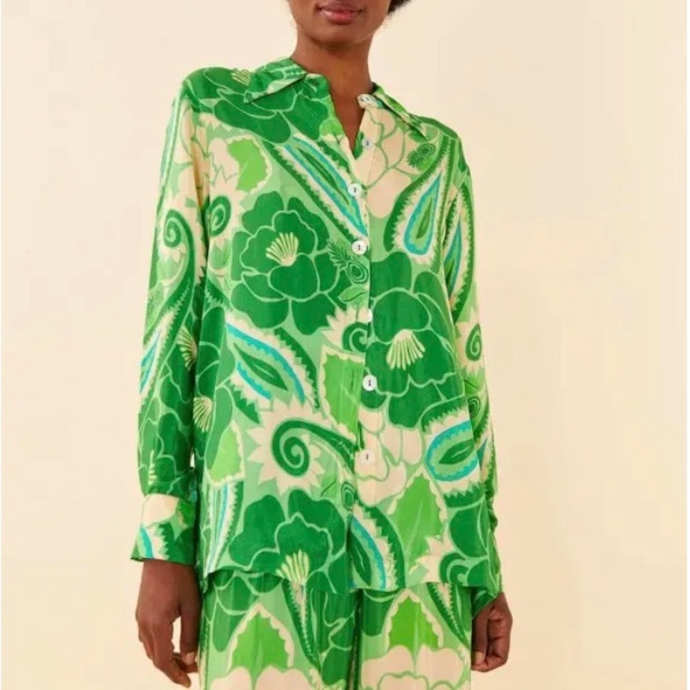 Farm Rio Tropical Groove Shirt & Pants